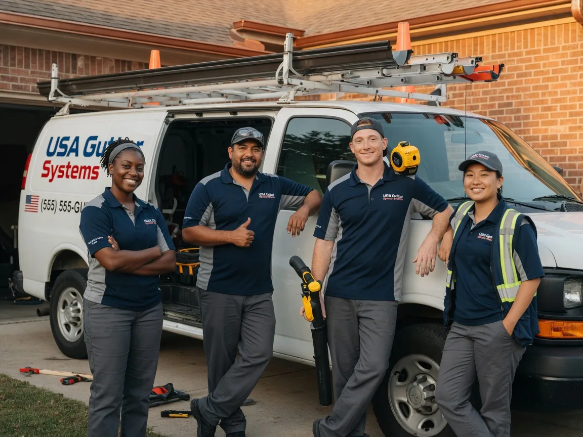 Gutter Installation company in Pointblank, TX